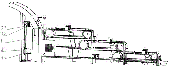 Full-automatic multistage panax notoginseng classifier