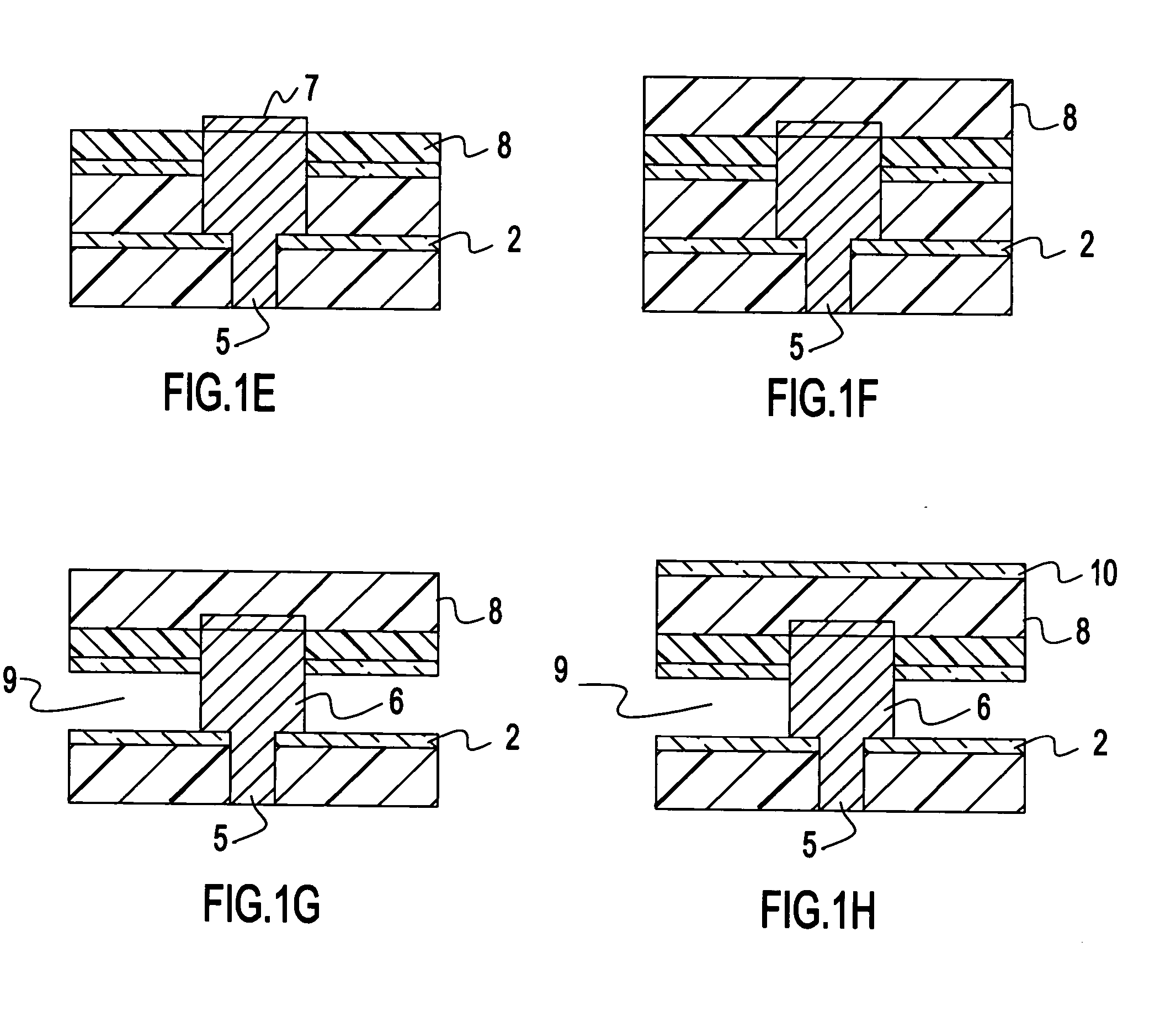 Line level air gaps