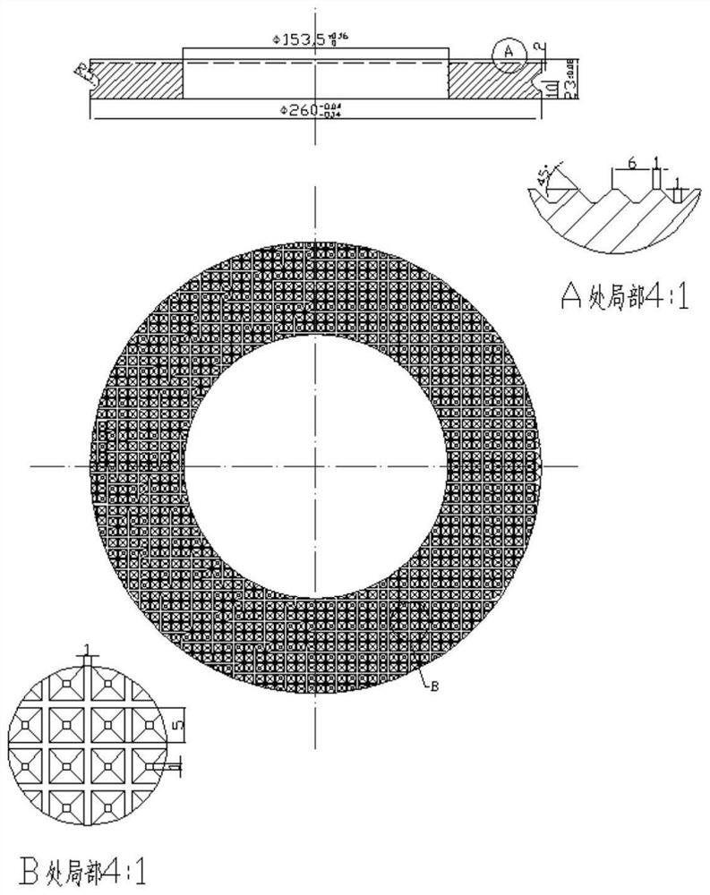 Multi-layer feeding process method of hot-press grinding rail grinding wheel