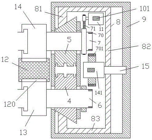 Speed regulation installation assembly for LED display device