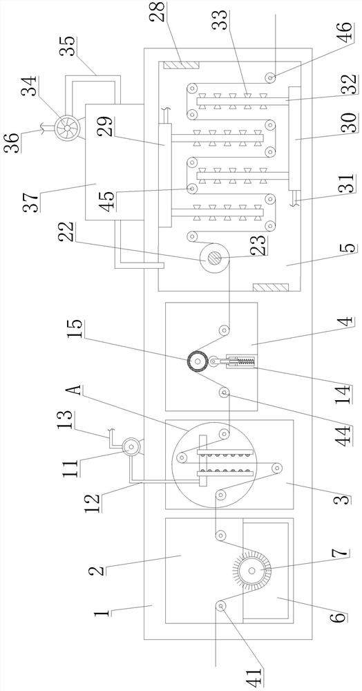 Textile fabric cleaning device for textile equipment