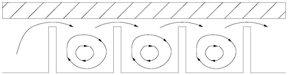 Grate tooth sealing structure