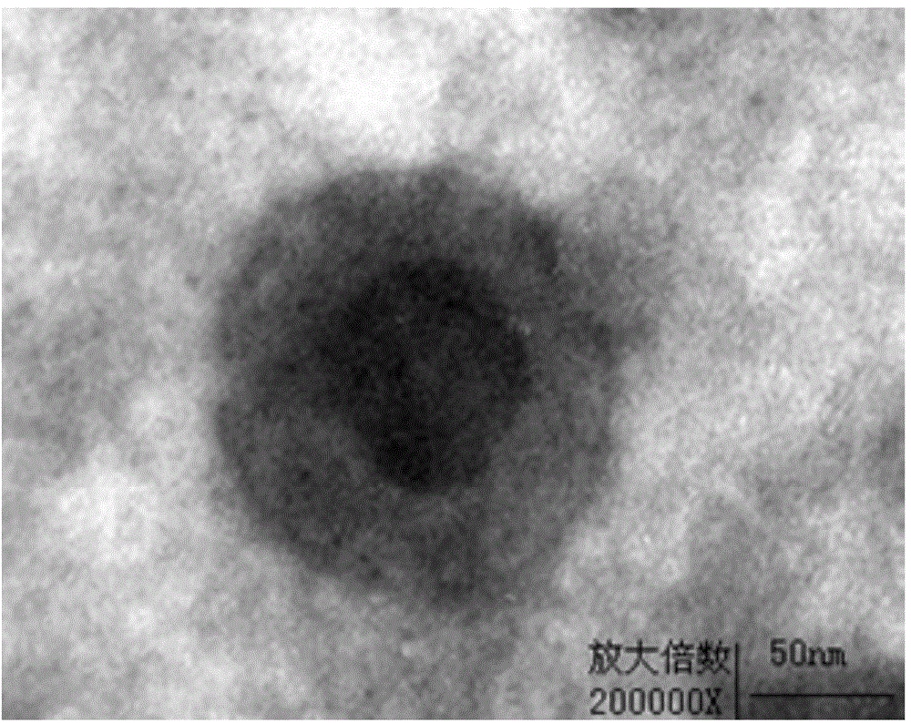 Preparation method of core-shell structured Fe3O4@MCM-41 magnetic nano material