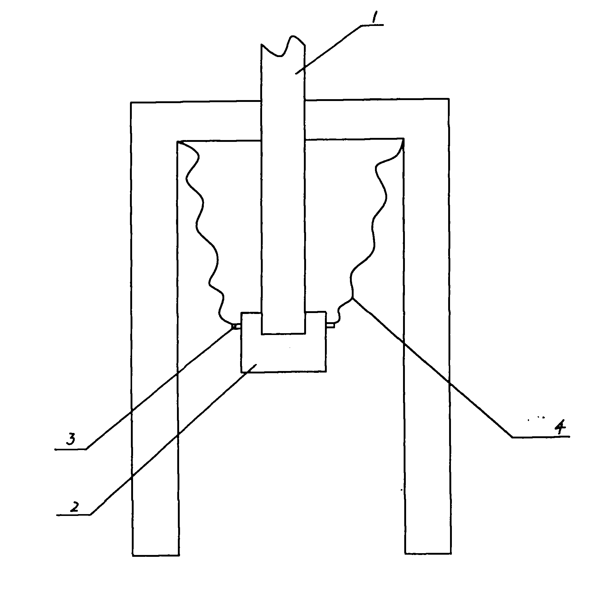 Safety protection device of rolling mill press head