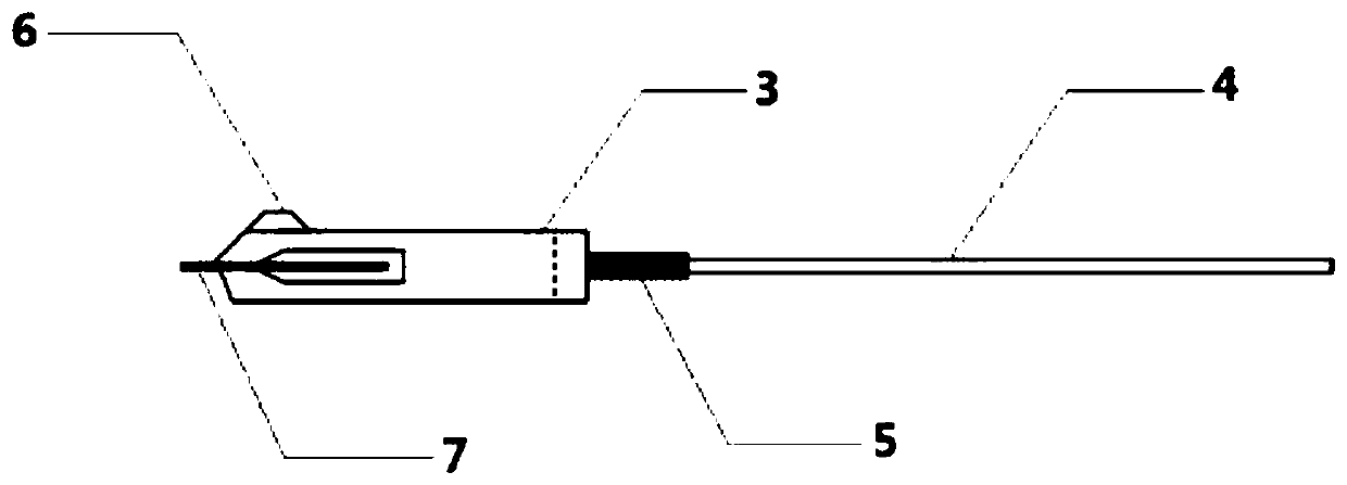 Piercing needle knife for hair transplantation