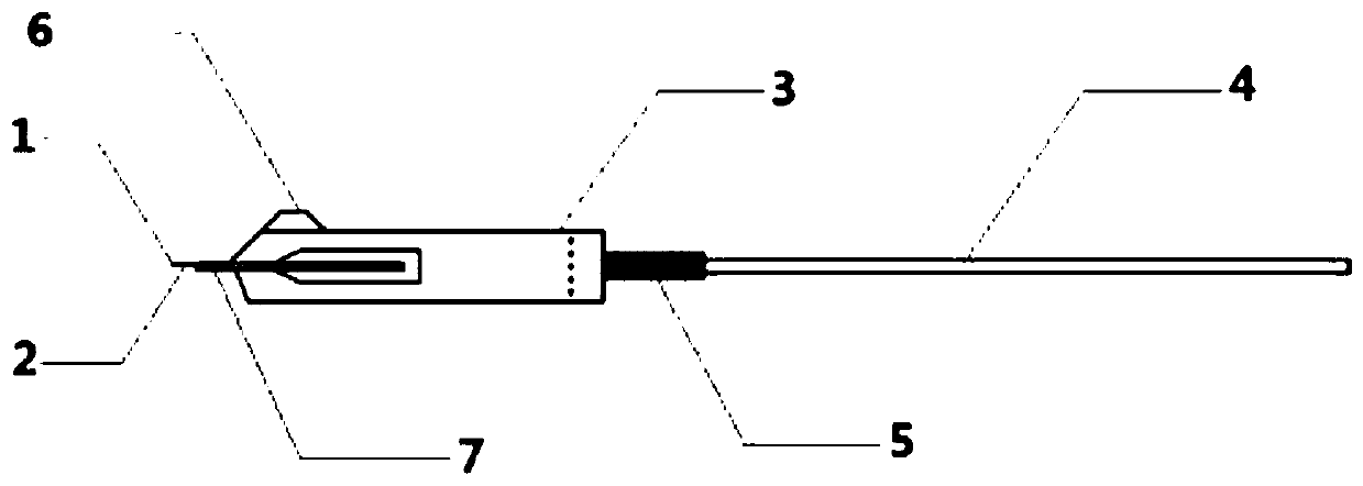 Piercing needle knife for hair transplantation