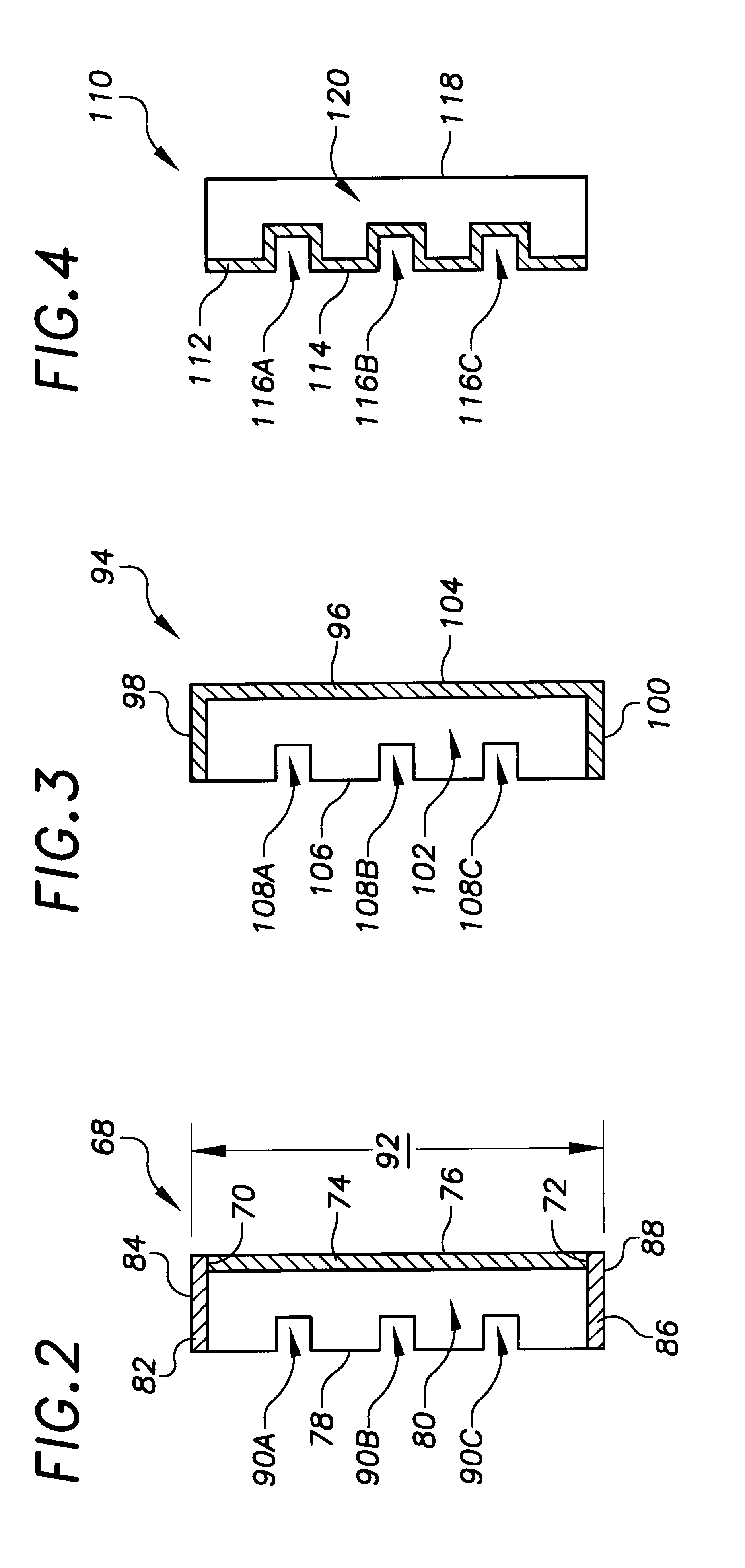 Bi-zone water transport plate for a fuel cell