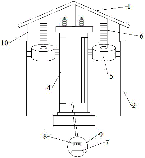 Power transformer dust collector