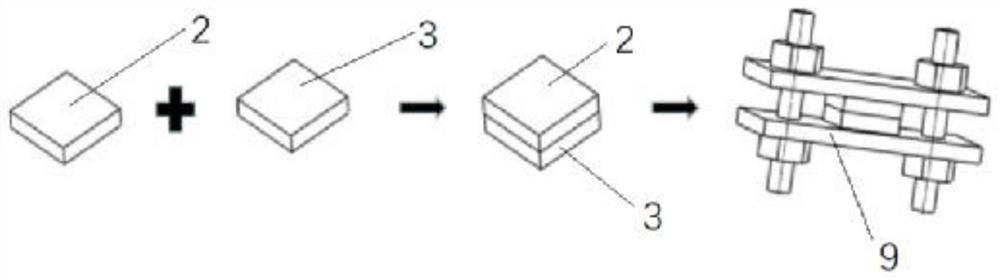 A method for efficiently preparing ternary diffusion couples