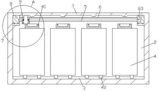 Self-controlled vertical type power distribution cabinet