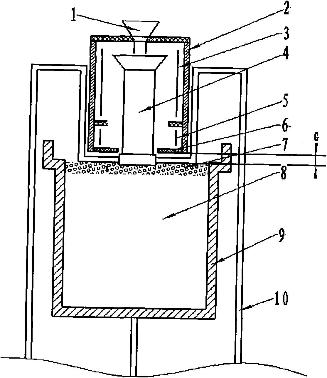 Thermal-insulation baffle plate for liquid metal cooling and oriented solidification casting equipment