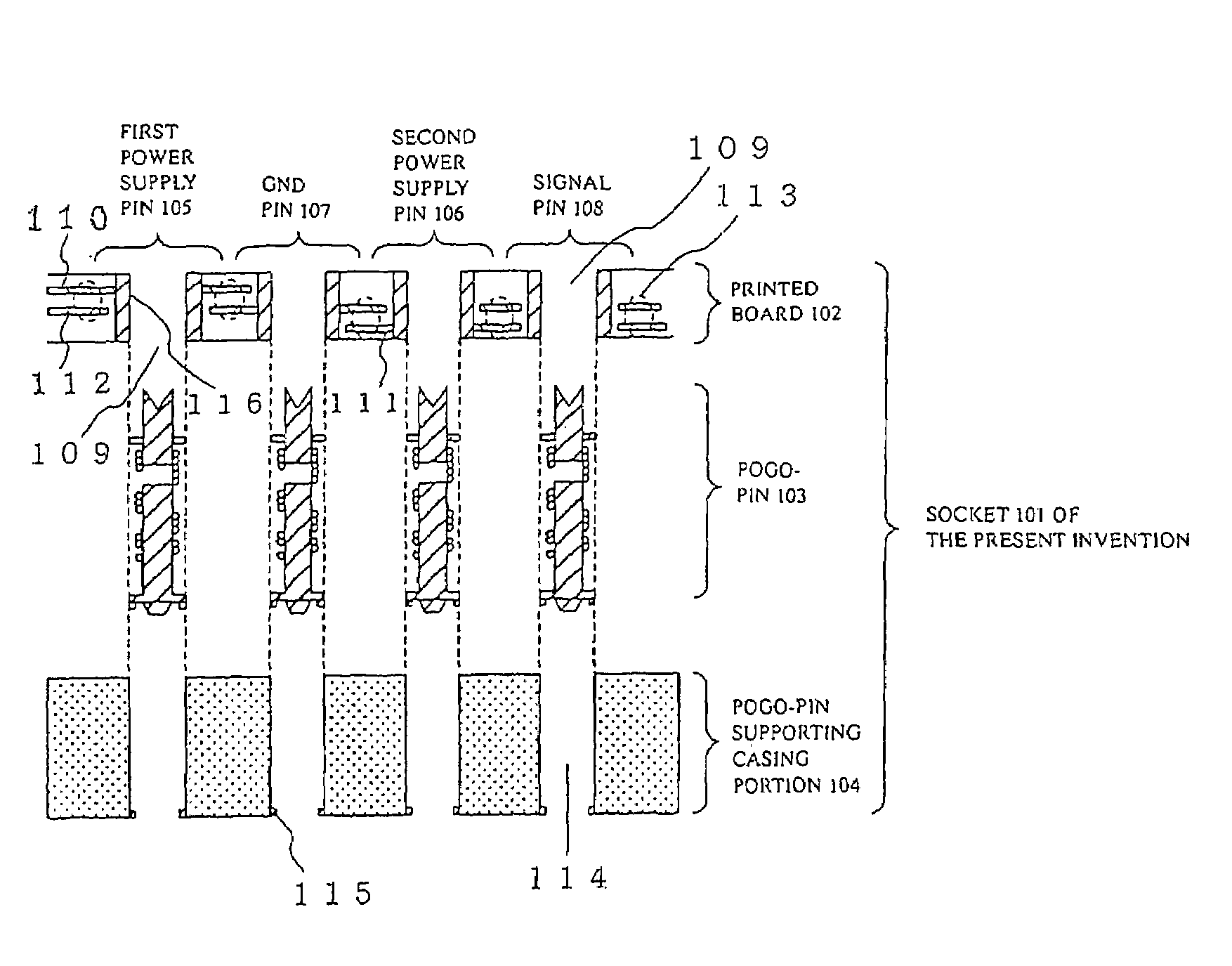 LSI test socket for BGA