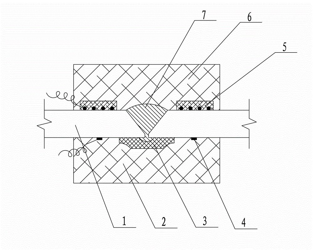 Low-temperature welding technology of low alloy bridge steel