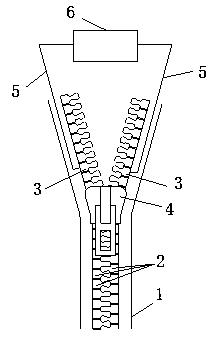 Anti-theft zipper