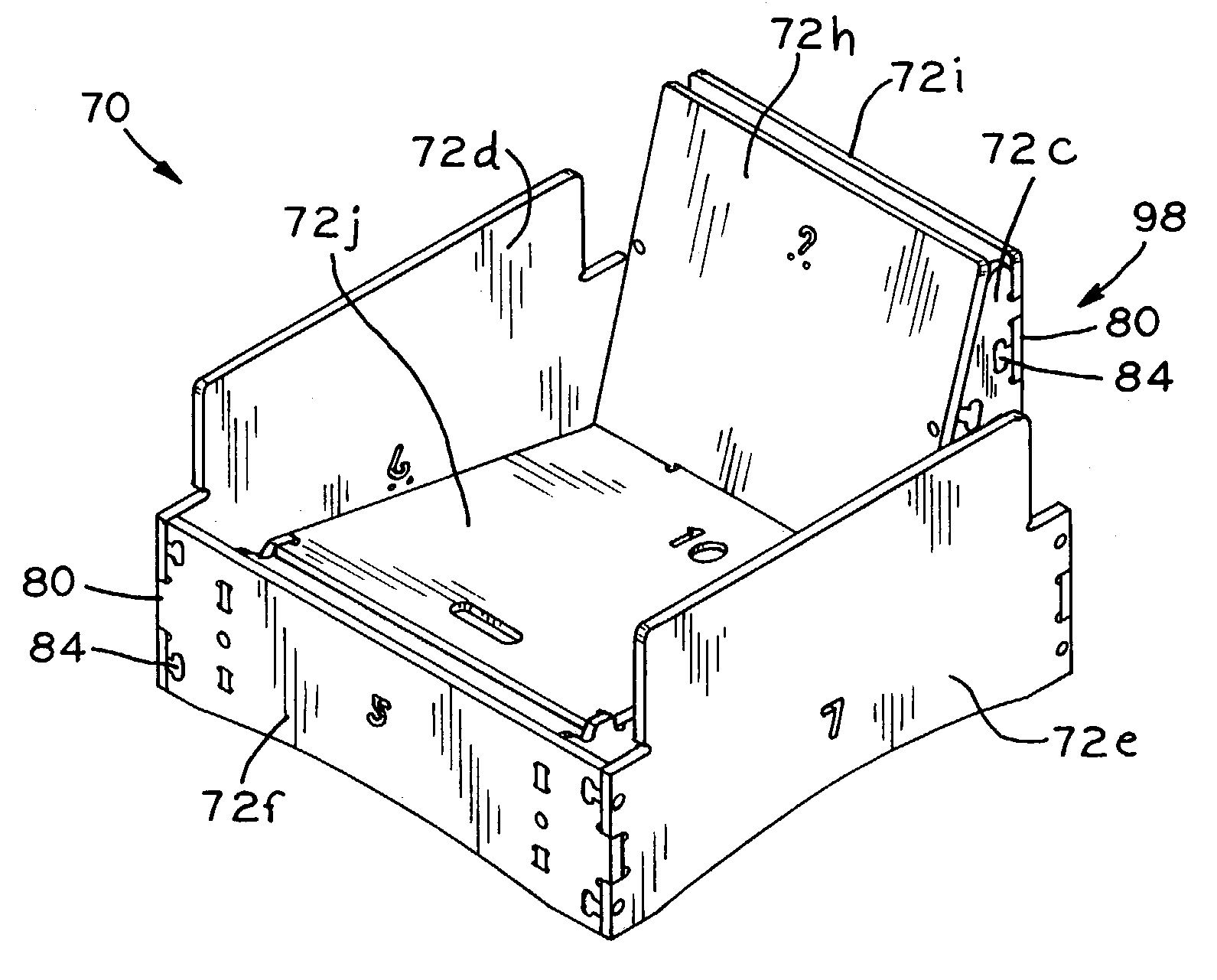 Fully upholstered, ready-to-assemble article of furniture