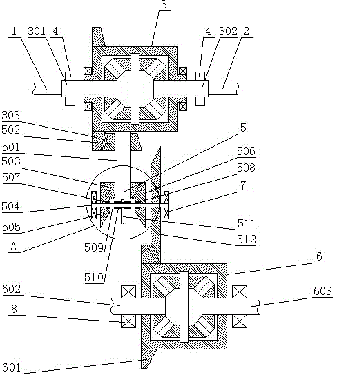 Driving device of gas-electric hybrid vehicle