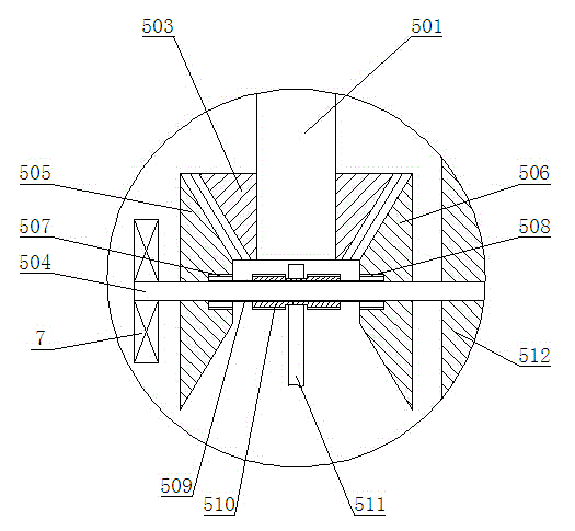 Driving device of gas-electric hybrid vehicle