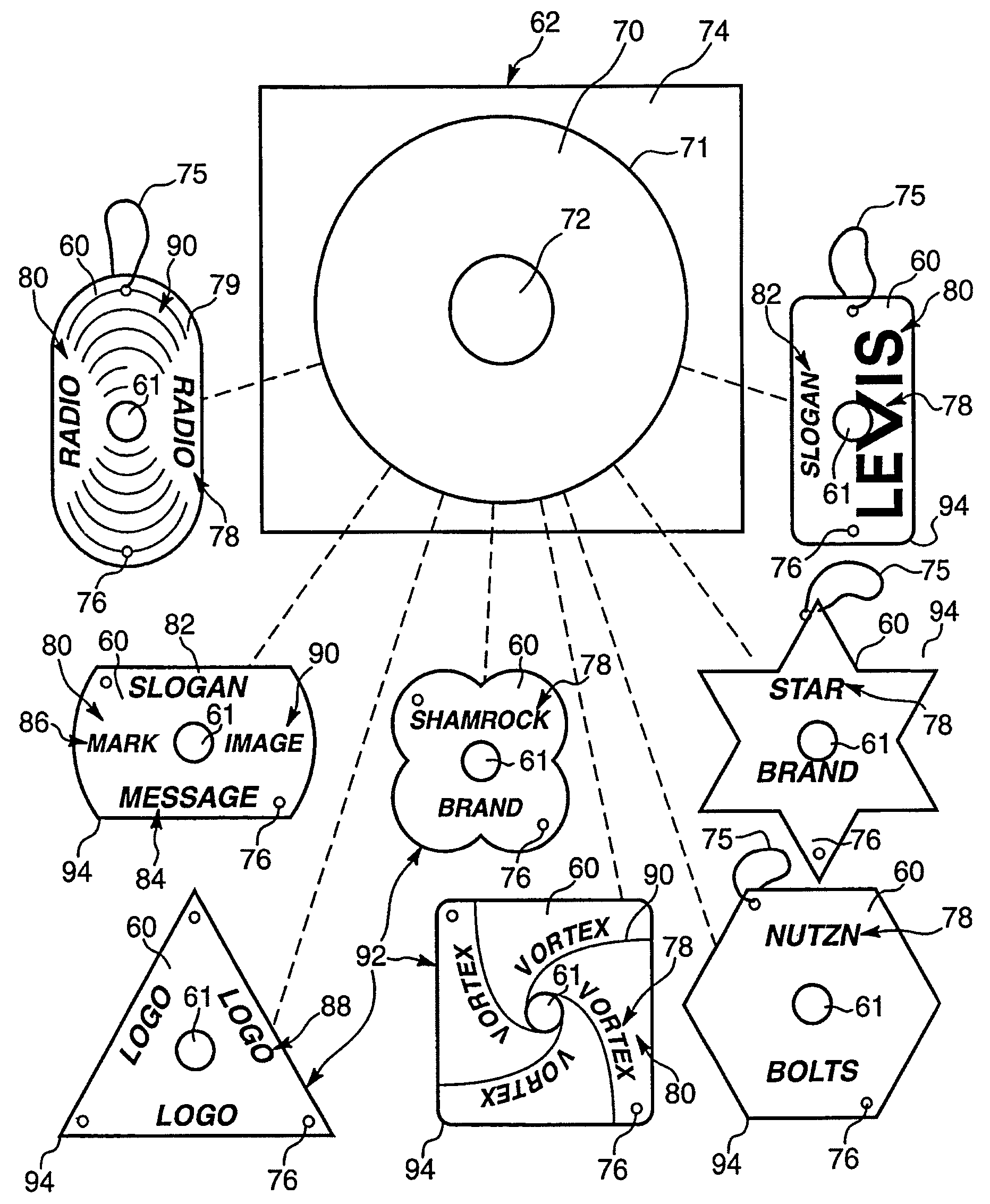 Computer readable hang tag and product