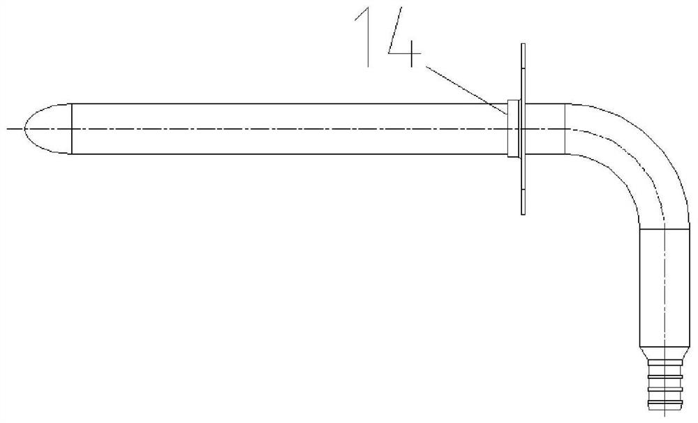 Processing method of detection pipe