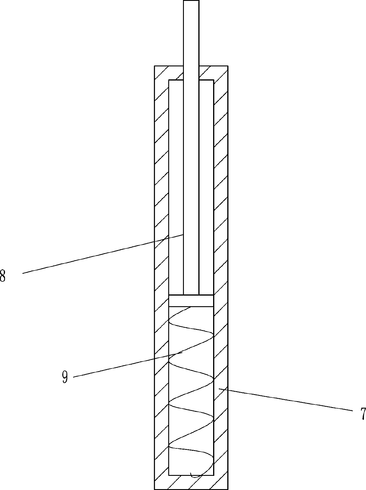 Agricultural soybean screening device