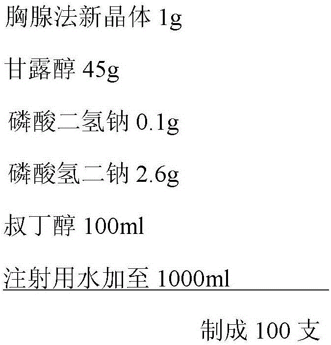 Thymalfasin crystal and pharmaceutical composition thereof