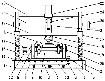 Cold-rolled tube polishing device