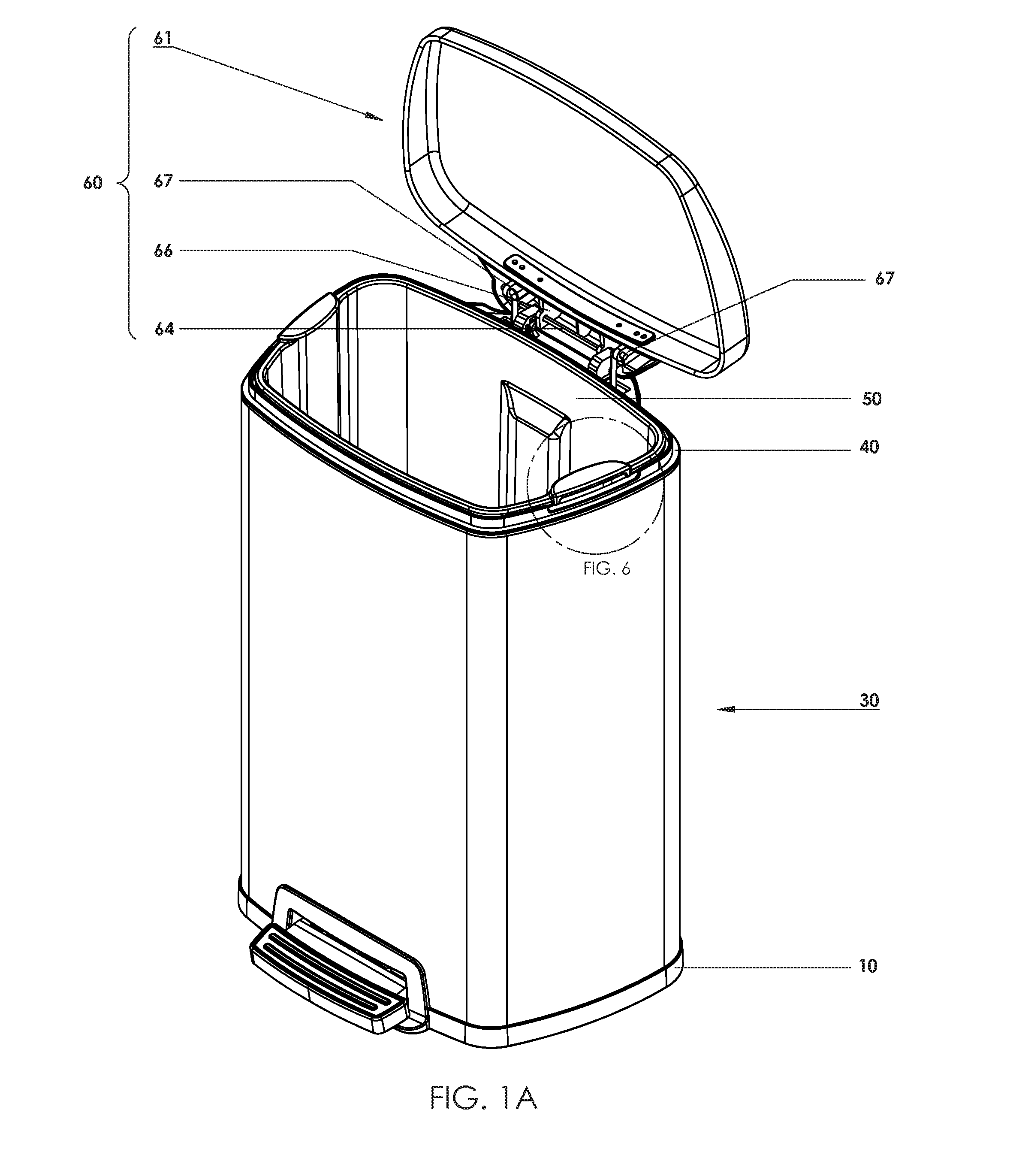 Trash can with customizable features