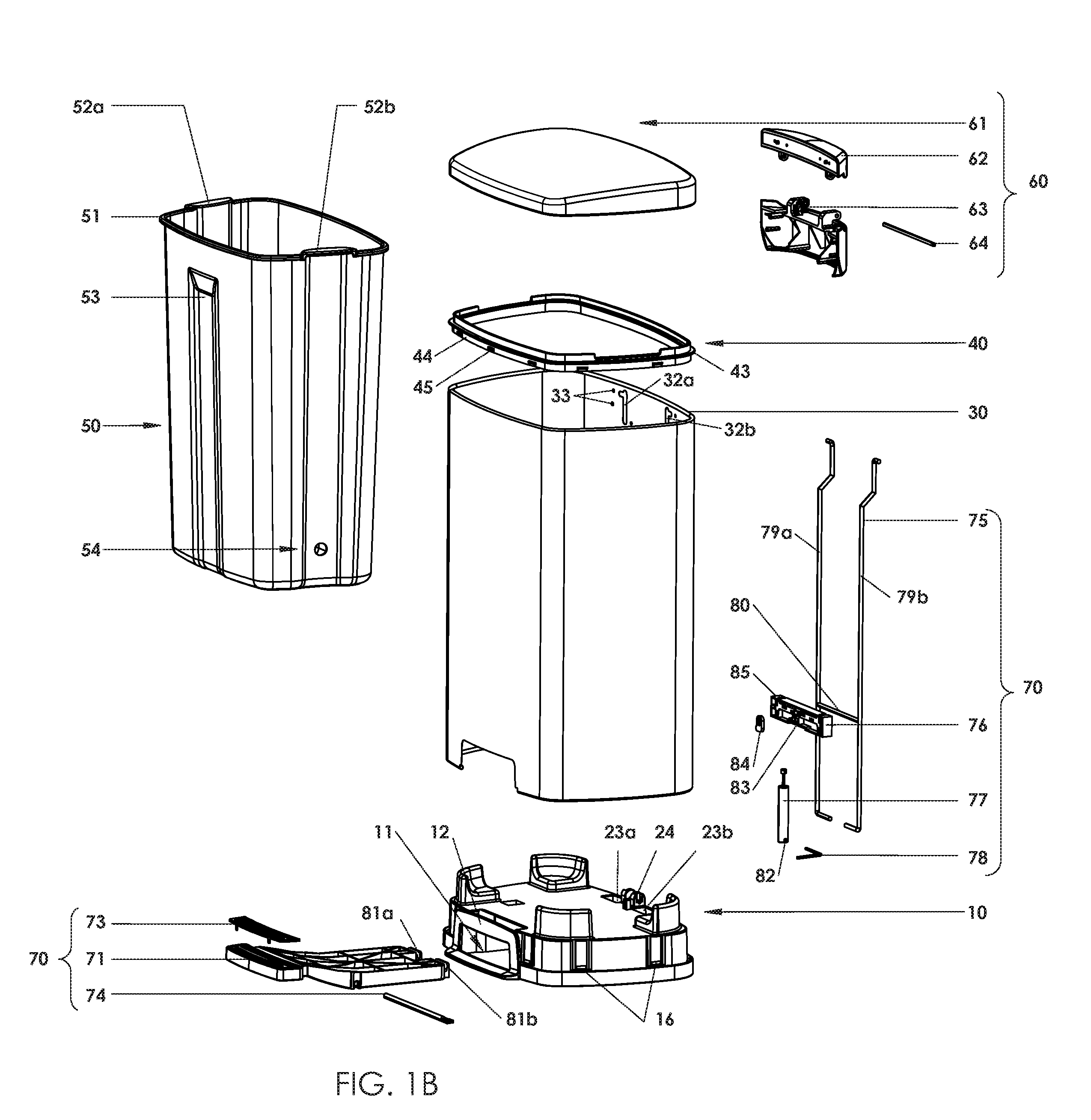 Trash can with customizable features