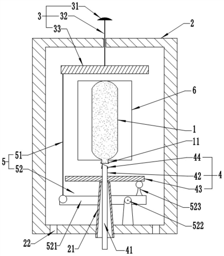 A release device for a pressure vessel