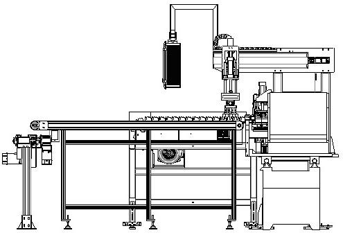 Photovoltaic frame double-material cutting system