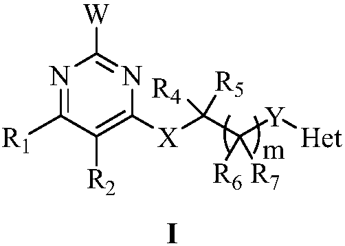 Pyrimidine-containing substituted azole compounds and application thereof