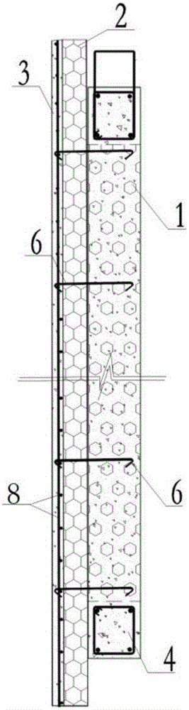 Assembly type light heat insulation wall for building outer wall