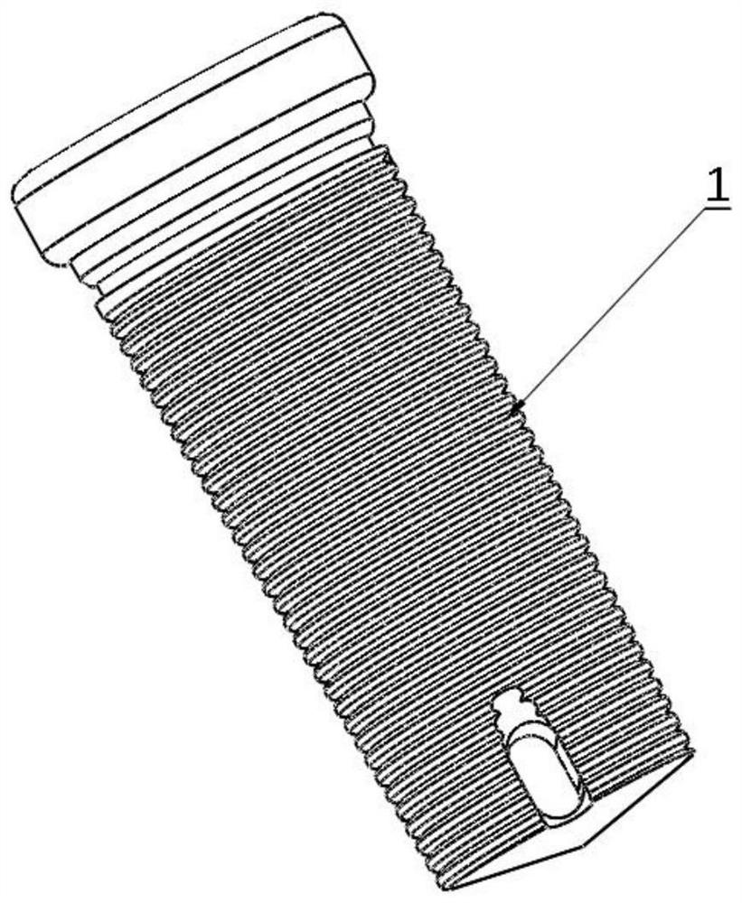 Artificial implant tooth root based on shape memory alloy porous microstructure