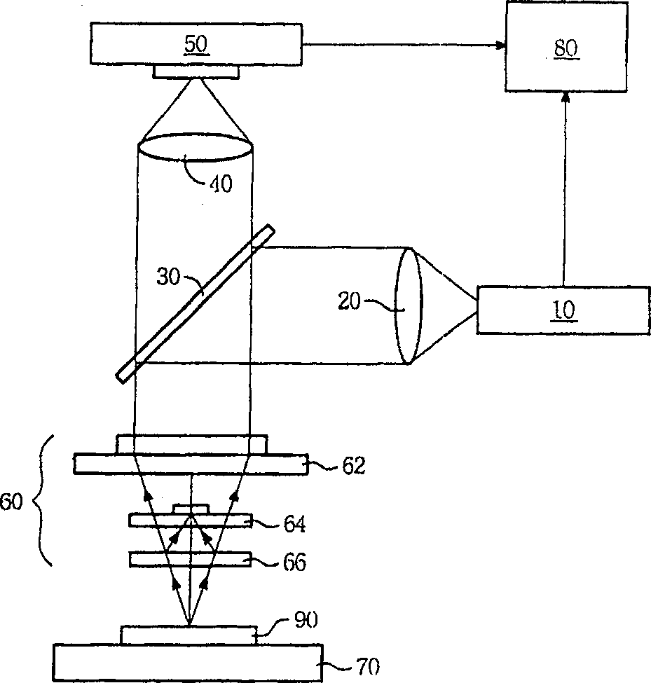 Method for forming section outline from any section lines in orthogonal surface topography map