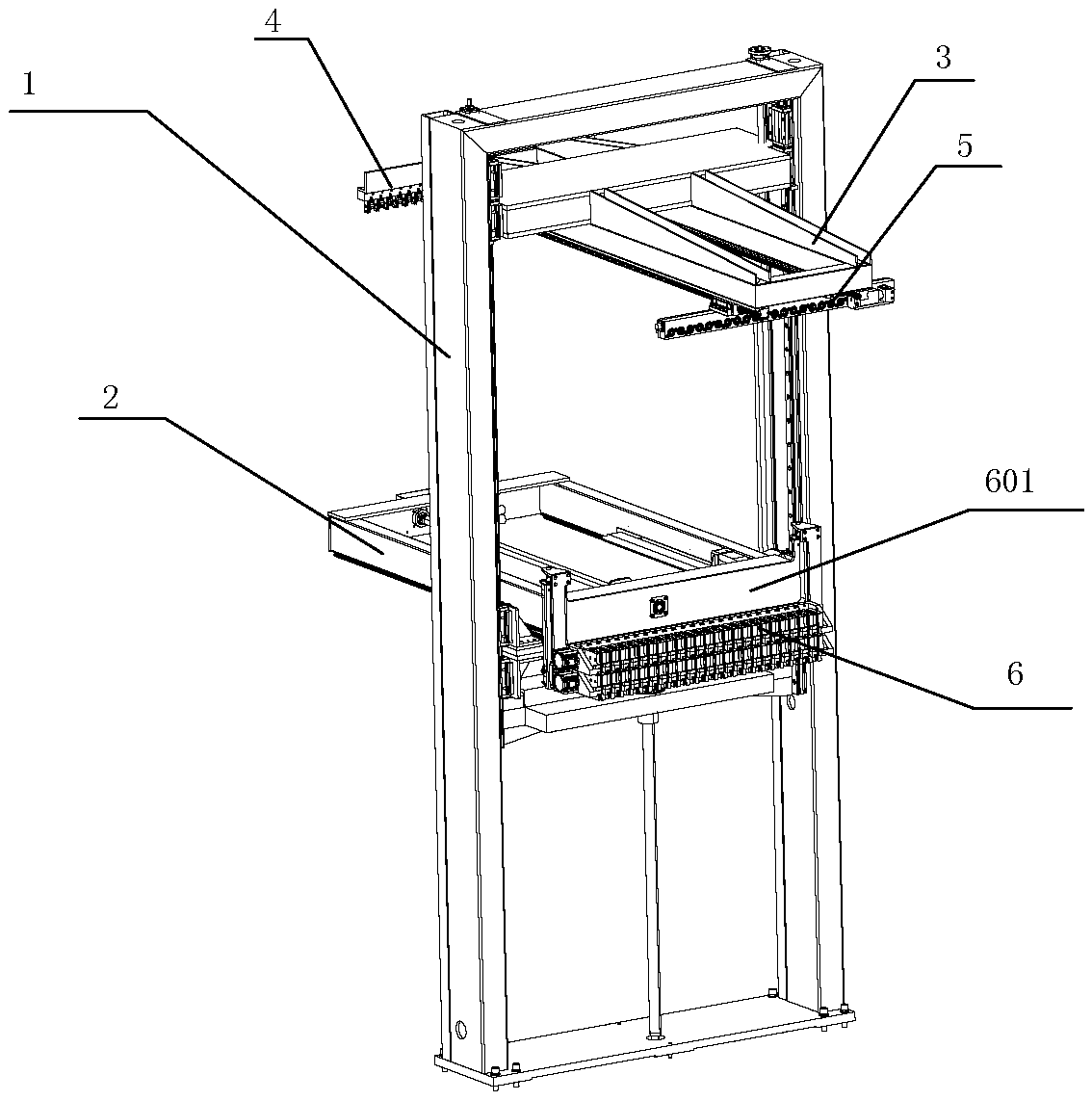 Long U-shaped copper pipe penetrating device