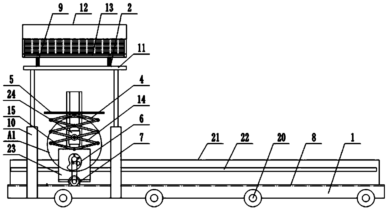 Roof board transportation device