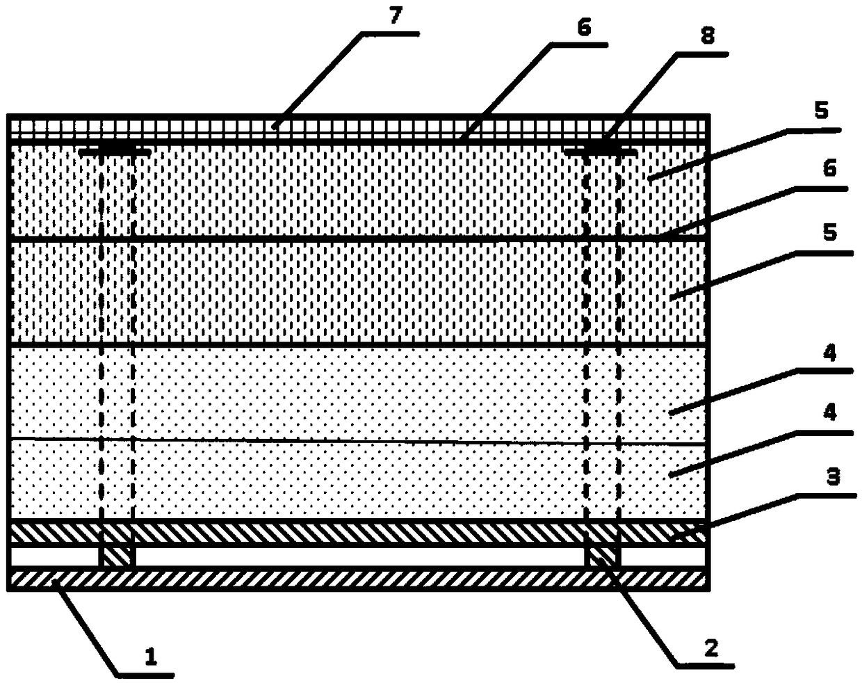 Thermal insulation system and construction method for type b liquid cargo tank of liquefied natural gas carrier