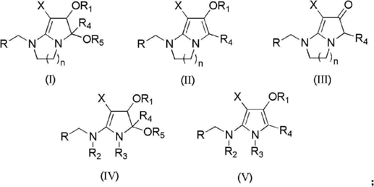 Preparation of pyrrole and pyrrolin fused ring compound with insecticidal activity and use thereof