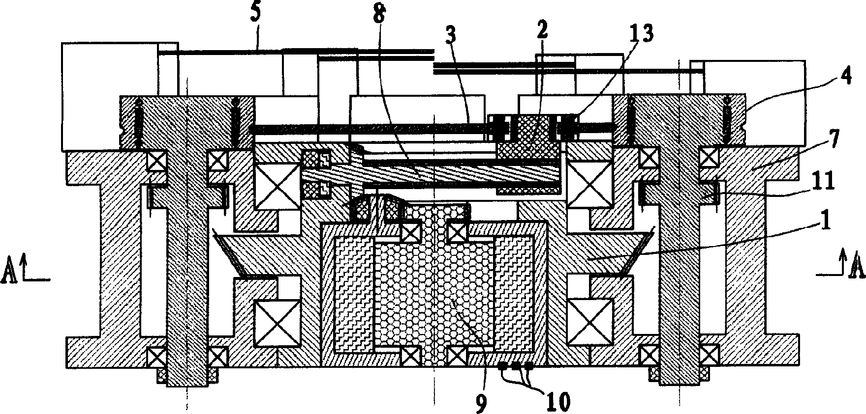 Cable type impulse stepless gear box