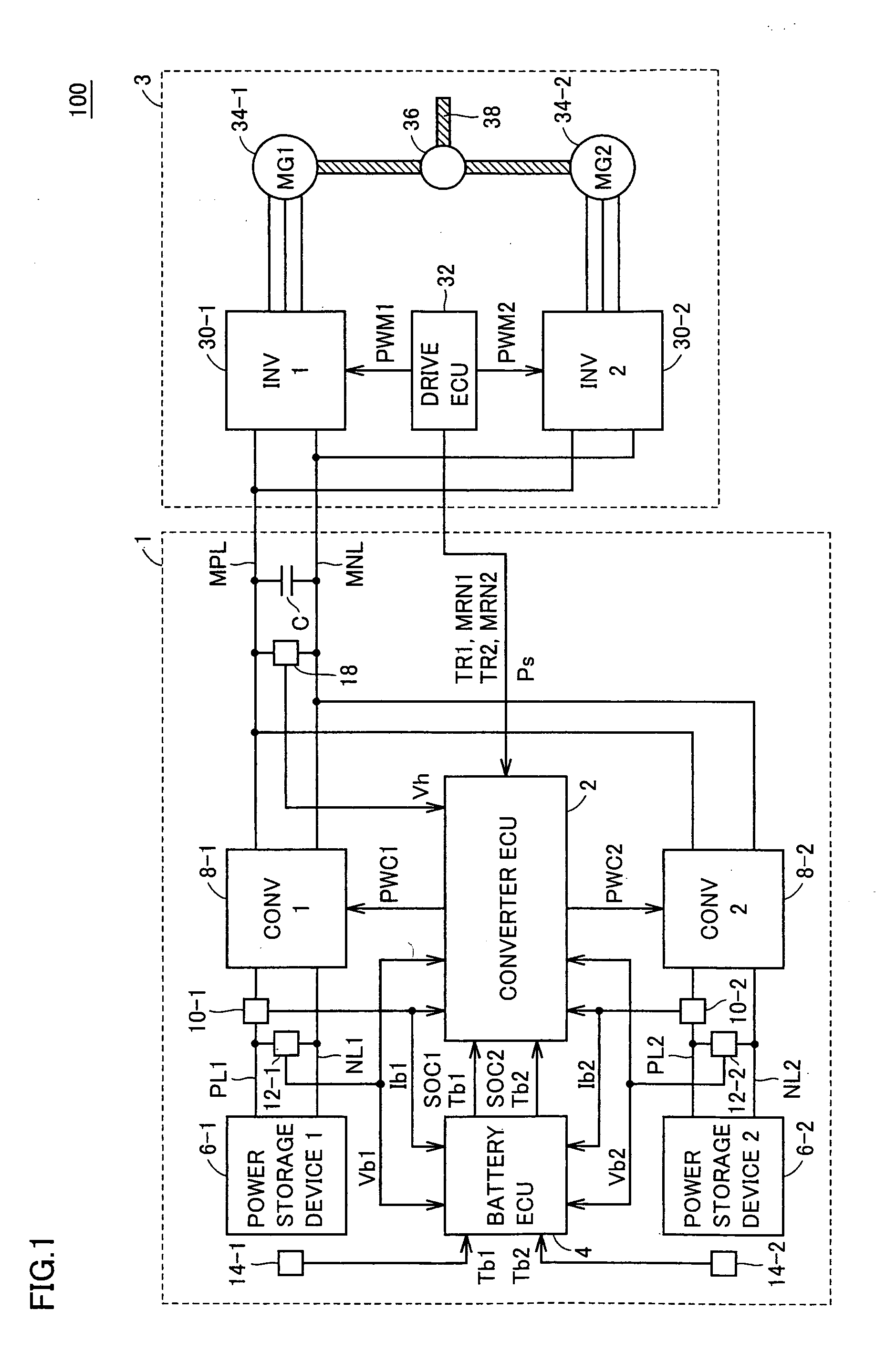 Power supply system, vehicle with the same, temperature increase control method for power storage device and computer-readable recording medium bearing program for causing computer to execute temperature increase control of power storage device
