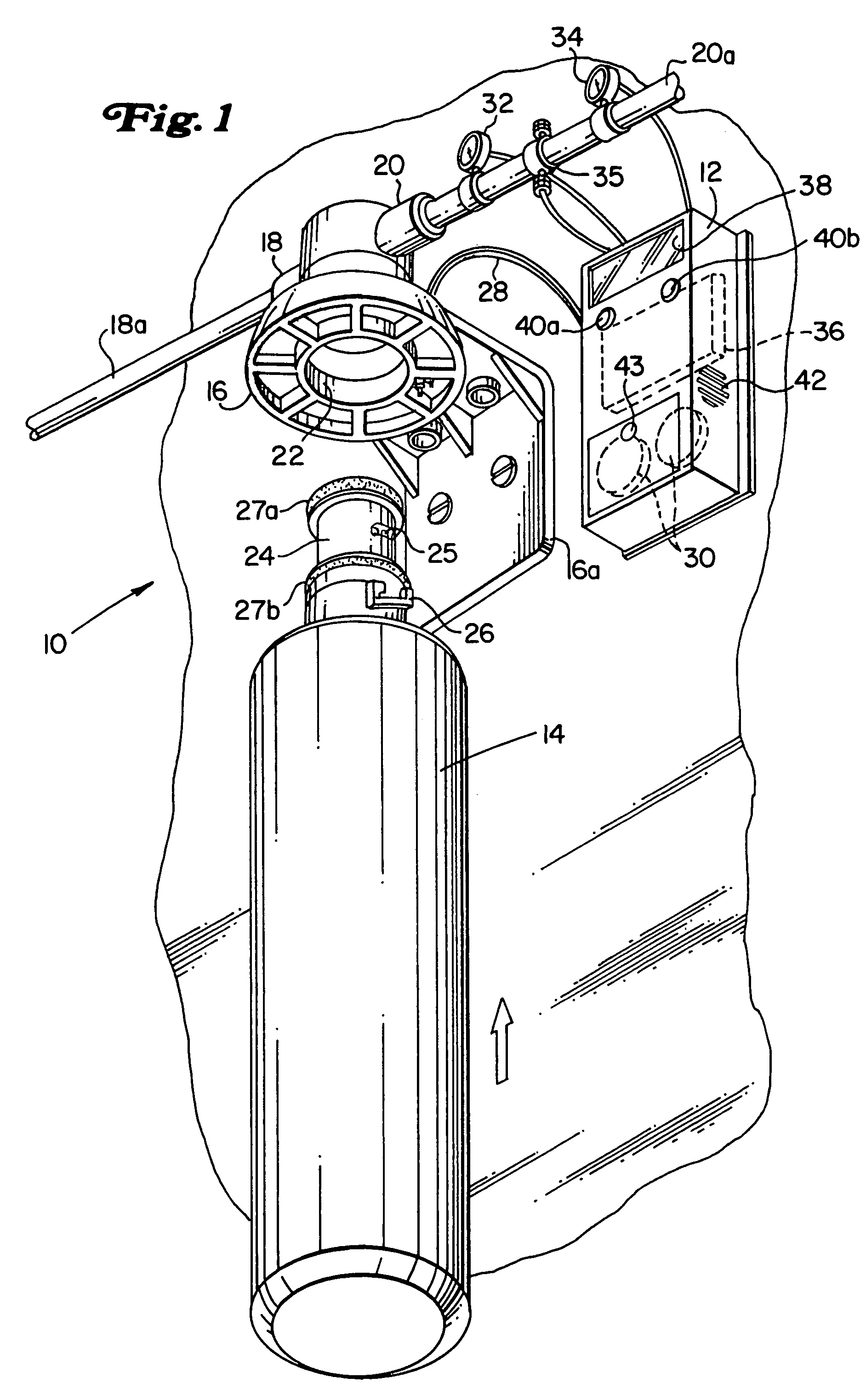 System for monitoring the performance of fluid treatment cartridges