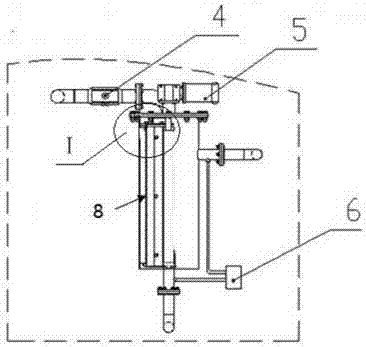 Sewage circulation system for washing and sweeping vehicle