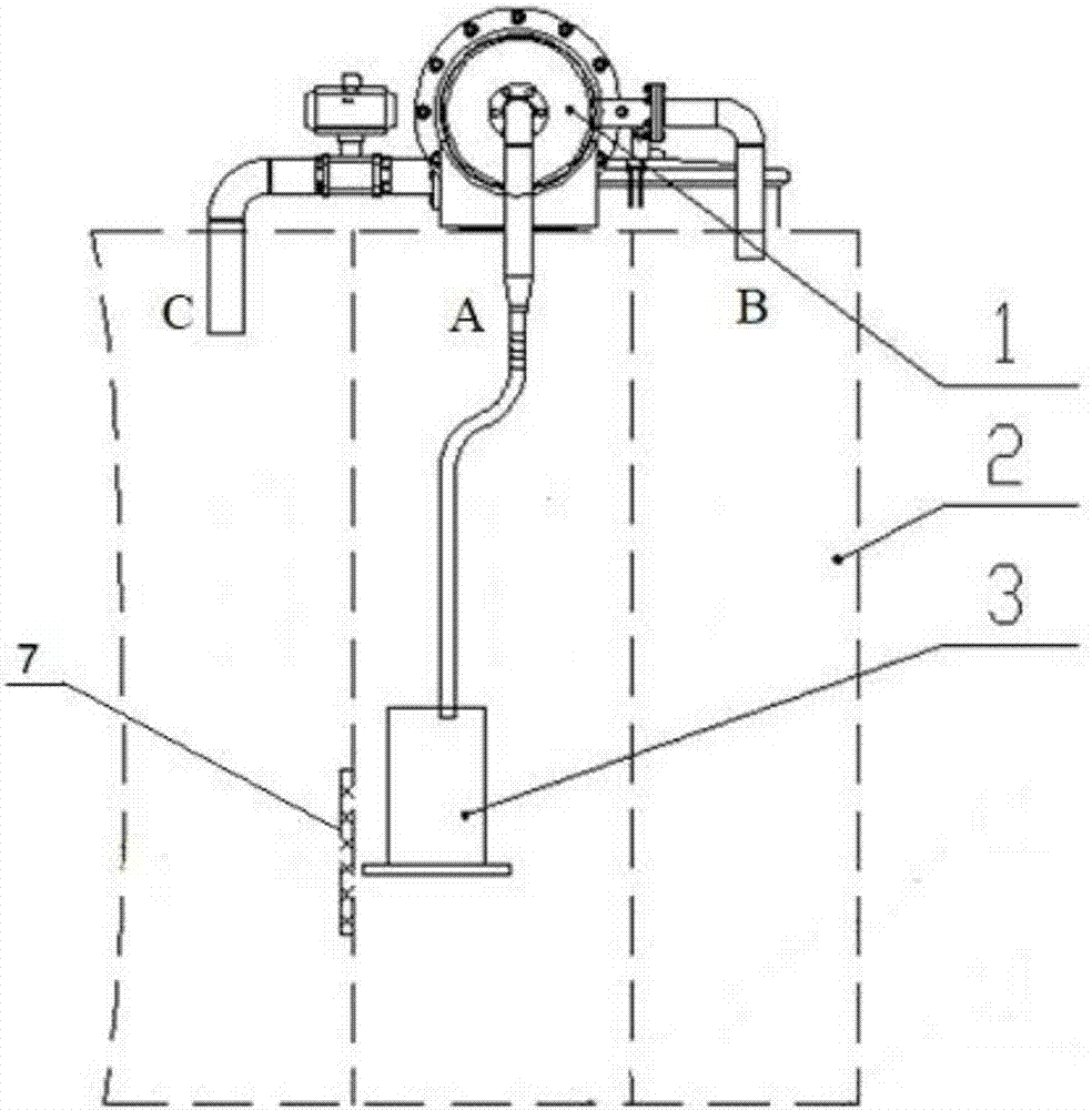 Sewage circulation system for washing and sweeping vehicle