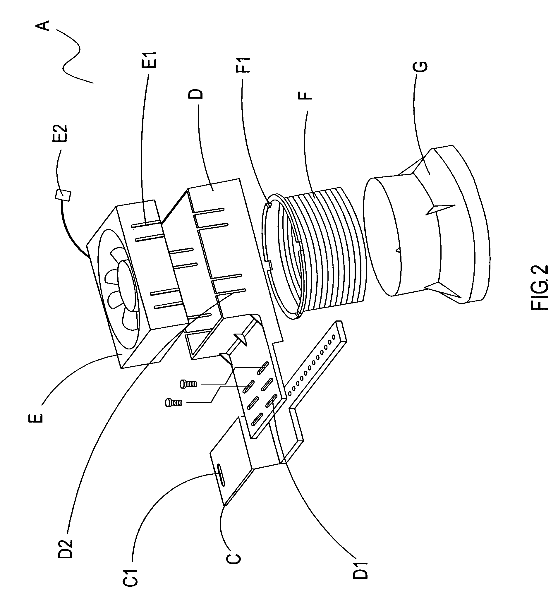 Chassis air guide thermal cooling solution