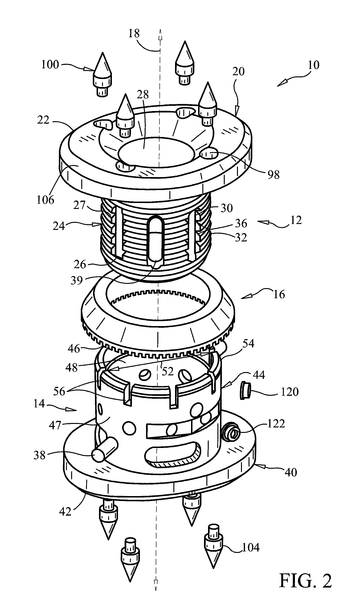 Expandable vertebral prosthesis