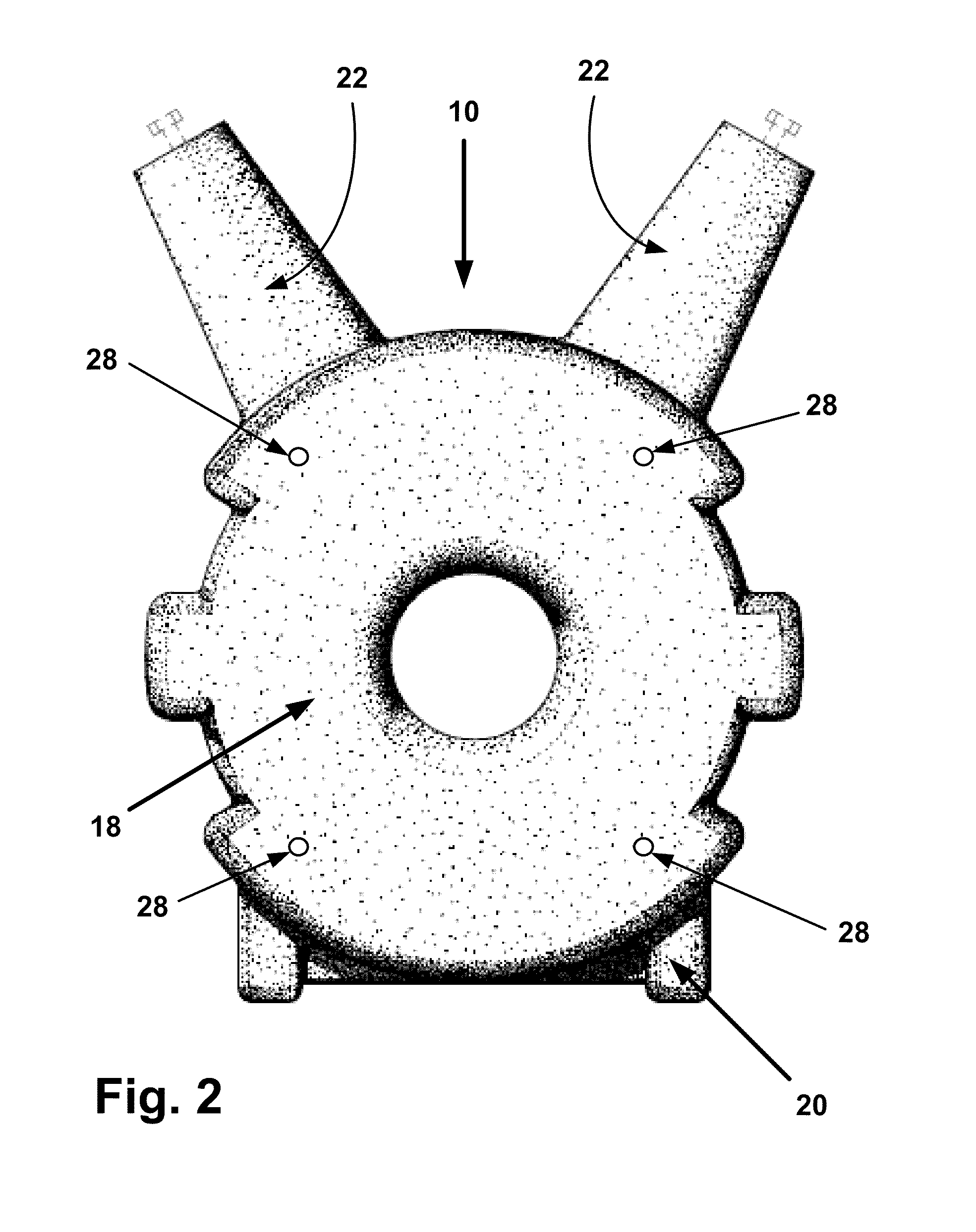 Dry type pole-mounted transformer