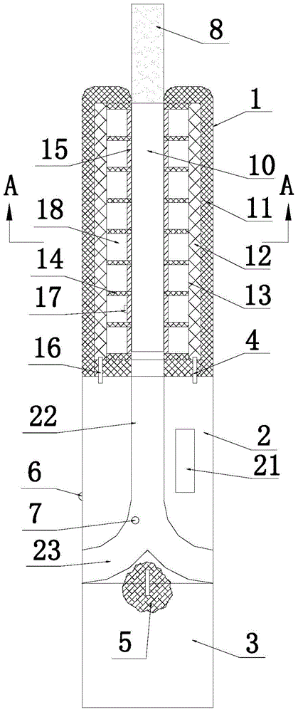 A non-combustion smoking device based on graphite heating