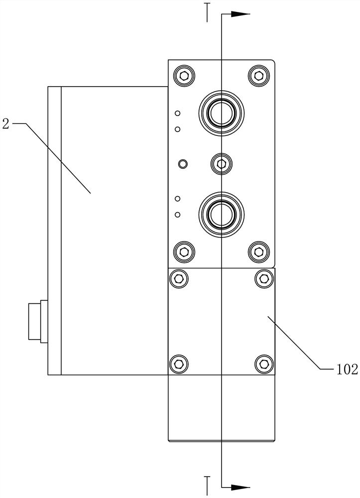 A proportional pressure valve with an air supply switch