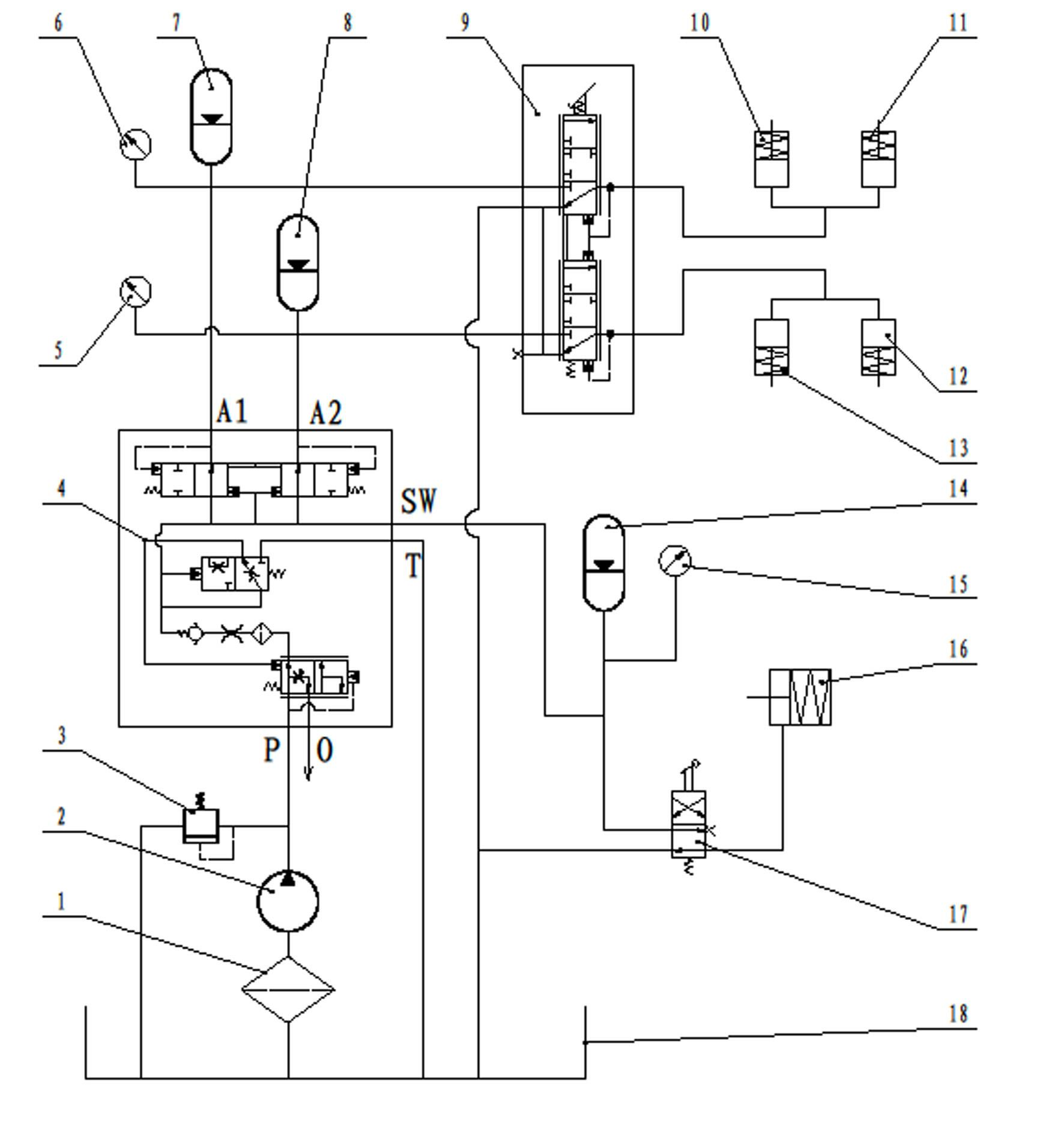 Double-tube fully-hydraulic braking device with closed wet-type multi-disc brakes for coal mine explosion-proof vehicle