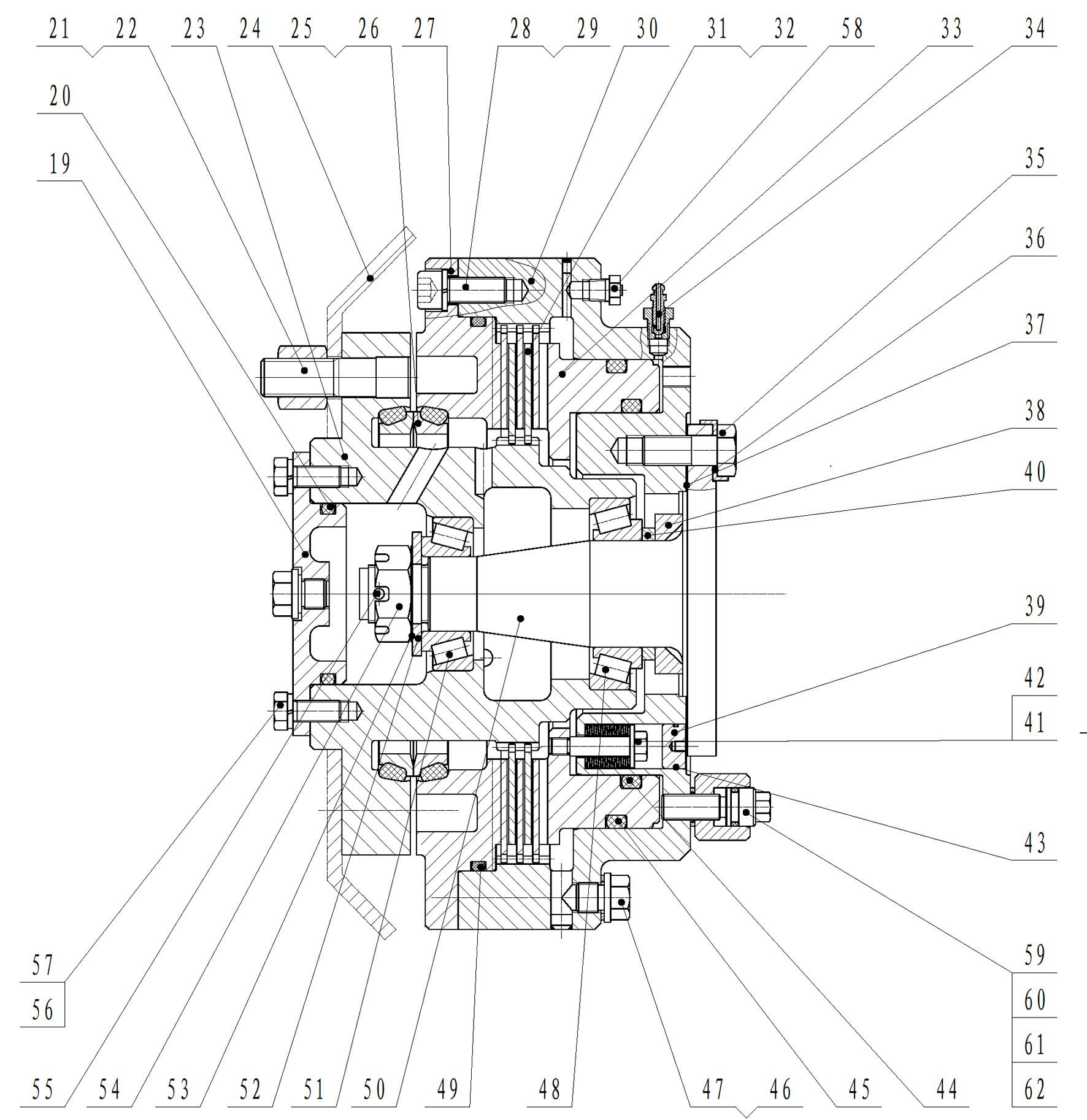 Double-tube fully-hydraulic braking device with closed wet-type multi-disc brakes for coal mine explosion-proof vehicle